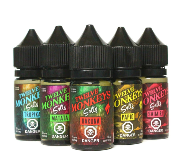 12 Monkeys Salts - Salt Nic Juice - Canada | Liberty Vape