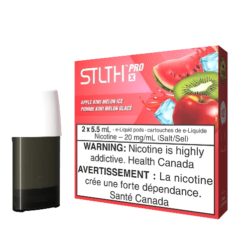 Apple Kiwi Melon Ice - STLTH PRO X Pods - 5.5mL - Liberty Vape