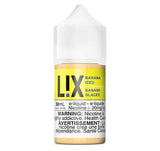Banana Iced Salt - LiX Nitro Nic Salts - 30mL - Liberty Vape