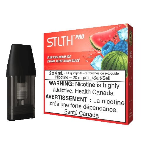 Blue Razz Melon Ice - STLTH PRO Pods - 4mL - Liberty Vape