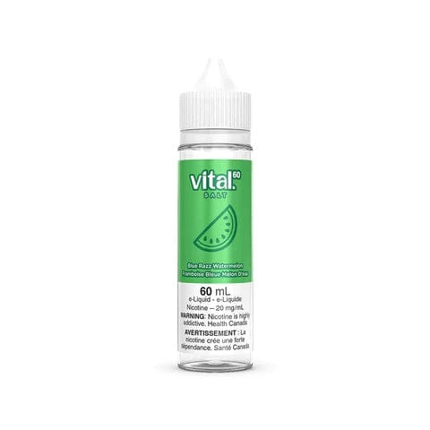 Blue Razz Watermelon Nic Salts - Vital 60 Salt - 60mL (Alberta) - Liberty Vape
