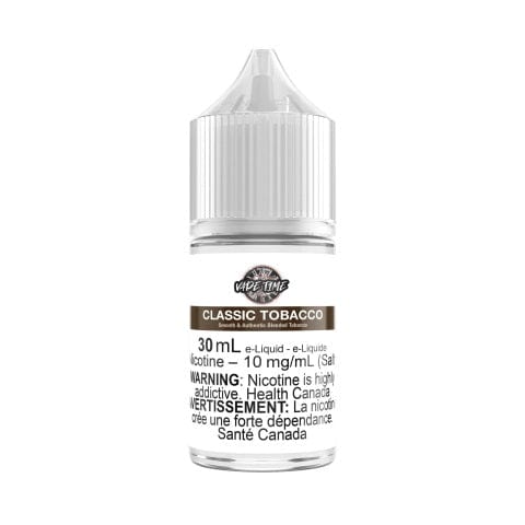 Classic Tobacco Salt - Vapetime Nic Salts - 30mL - Liberty Vape