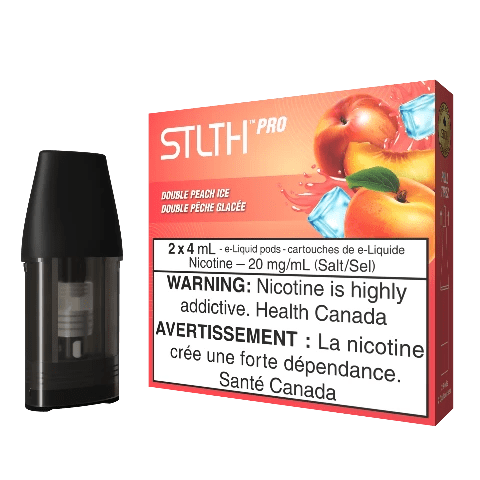 Double Peach Ice - STLTH PRO Pods - 4mL - Liberty Vape