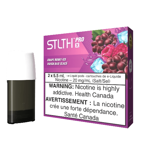 Grape Berry Ice - STLTH PRO X Pods - 5.5mL - Liberty Vape
