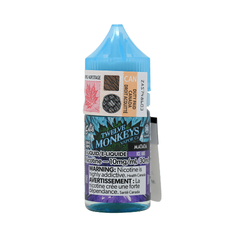 Matata ICED Salt Nic - Twelve Monkeys Ice Age Salts - 30mL - Liberty Vape