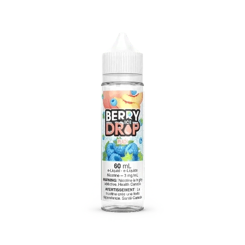 Peach - Berry Drop ICE E-Liquid - 60mL (Alberta) - Liberty Vape