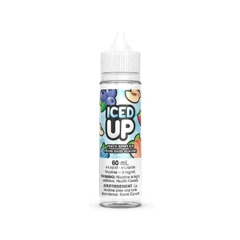 Peach Berry Ice - ICED UP E-Liquid - 60mL (Alberta) - Liberty Vape