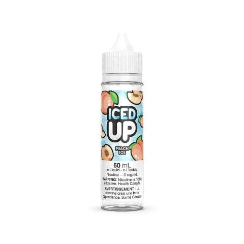 Peach Ice - ICED UP E-Liquid - 60mL - Liberty Vape