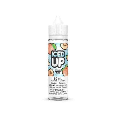 Peach Ice - ICED UP E-Liquid - 60mL (Alberta) - Liberty Vape