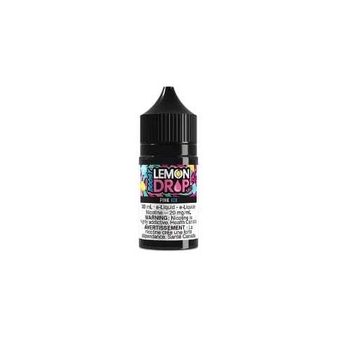 Pink ICE Nic Salt - Lemon Drop Boost Salts - 30mL - Liberty Vape