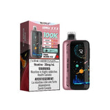 Ripper XXX 100K Disposable Vape by RufPuf - 100,000 Puffs - 20mL - Liberty Vape
