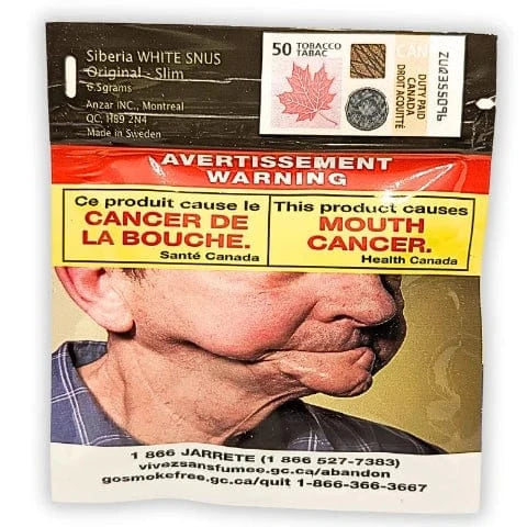 Siberia White SNUS Original - Slim Pouch - 11mg - Liberty Vape