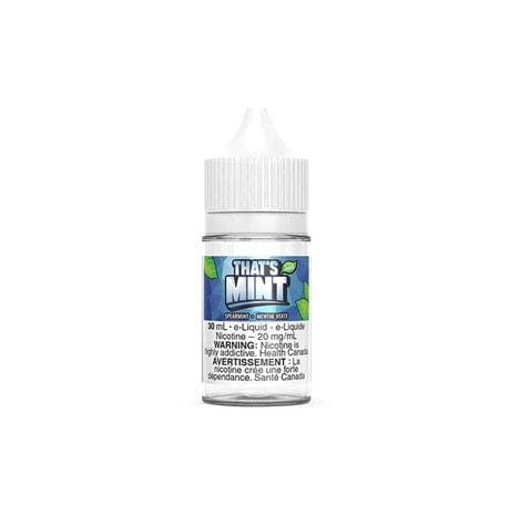 Spearmint - That's Mint Salt - 30mL (Alberta) - Liberty Vape