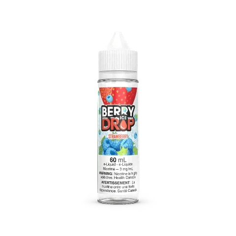Strawberry - Berry Drop ICE E-Liquid - 60mL (Alberta) - Liberty Vape