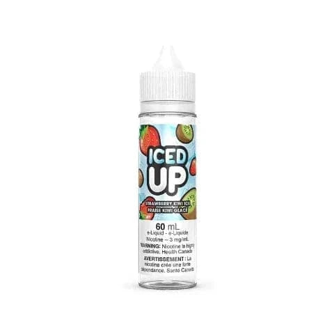 Strawberry Kiwi Ice - ICED UP E-Liquid - 60mL (Alberta) - Liberty Vape