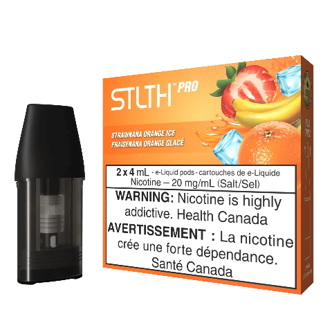 Strawnana Orange Ice - STLTH PRO Pods - 4mL - Liberty Vape