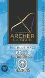 Big Blue Razz - Archer E-Liquid - 60mL - Liberty Vape