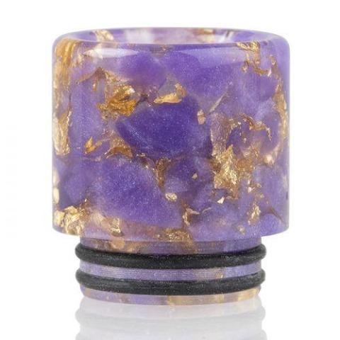 Blitz 810 Drip Tips - Gold Flaked Resin High End - Mouthpiece - Liberty Vape