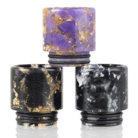 Blitz 810 Drip Tips - Gold Flaked Resin High End - Mouthpiece - Liberty Vape
