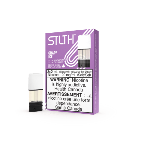 Grape Ice - STLTH Pods - (Bold/Salt Nic) - Liberty Vape