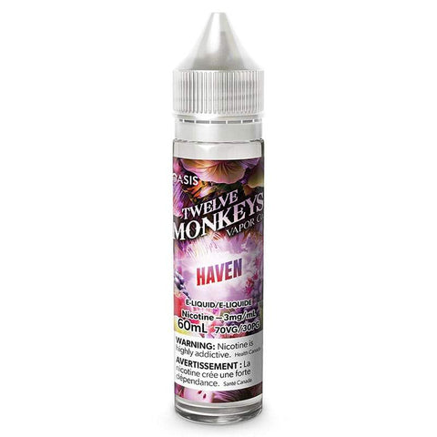 HAVEN - Twelve Monkeys Oasis E-Juice - 60mL - Liberty Vape
