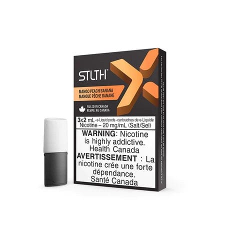 Mango Peach Banana STLTH X - STLTH Pods - (Bold/Salt Nic) - Liberty Vape
