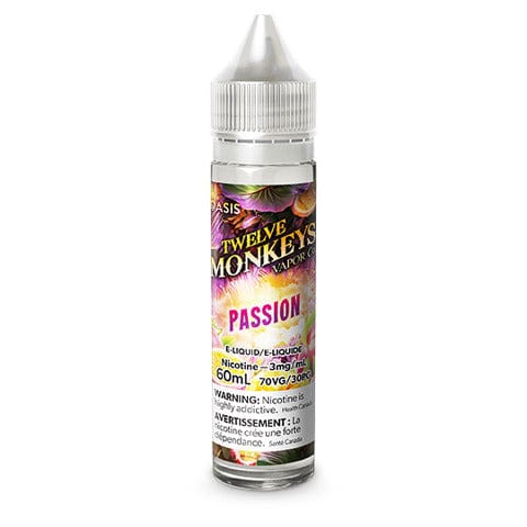 Passion - Twelve Monkeys Oasis E-Juice - 60mL - Liberty Vape
