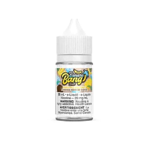 Pineapple Coconut Salt Nic - Banana Bang ICE Salt - 30mL - Liberty Vape