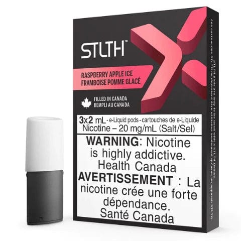 STLTH X Pods - Raspberry Apple Ice - (Bold/Salt Nic) - Liberty Vape