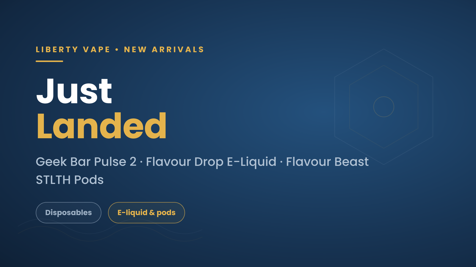 Just Landed: Geek Bar Pulse 2, Flavour Drop E-Liquid, and Flavour Beast STLTH Pods