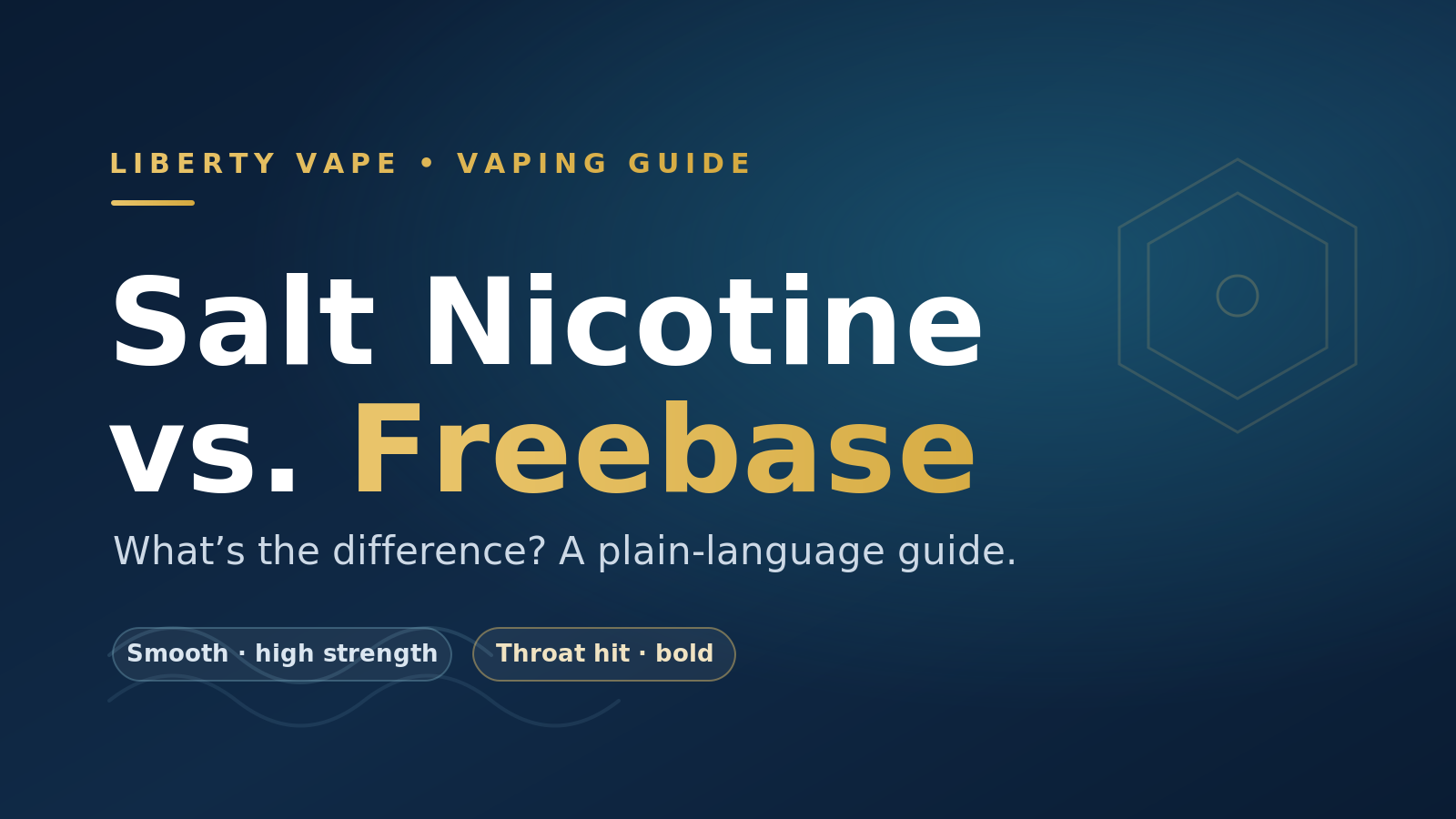 Salt Nicotine vs. Freebase: What's the Difference?