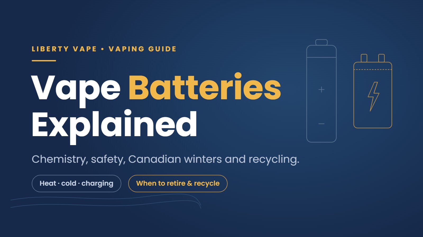 Vape Batteries Explained - Liberty Vape vaping guide