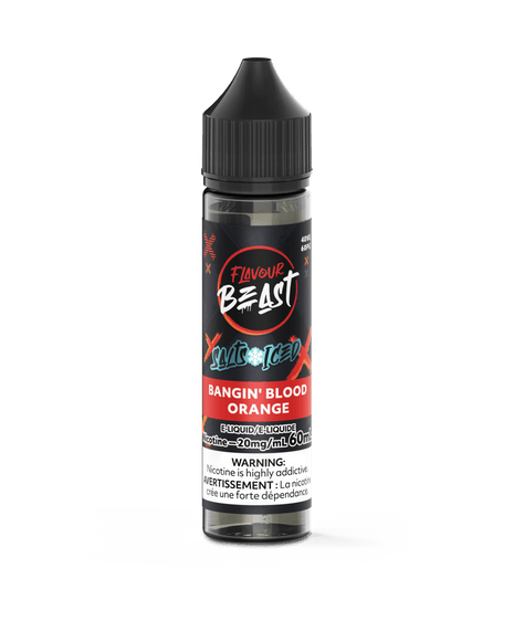 Flavour Beast Salt Nicotine E-liquid - All Flavours - 60mL - Bangin' Blood Orange Iced