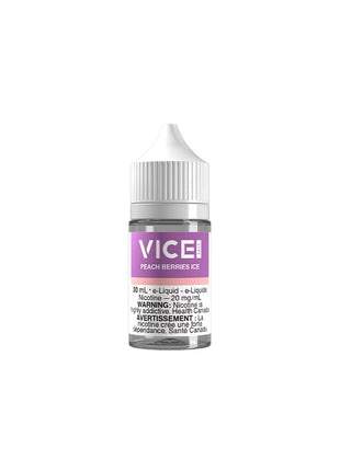 Vice Salt Nicotine E-liquid - All Flavours - 30mL - Peach Berries Ice