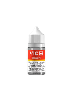 Vice Salt Nicotine E-liquid - All Flavours - 30mL - Strawberry Banana Ice