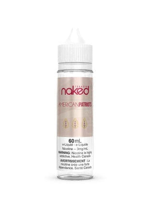American Patriots - NAKED 100 E-Liquid - 60mL - Liberty Vape
