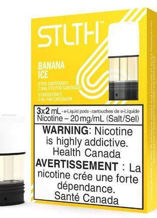 Banana Ice - STLTH Pods - (Bold/Salt Nic) - Liberty Vape