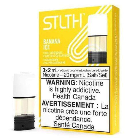 Banana Ice - STLTH Pods - (Bold/Salt Nic) - Liberty Vape