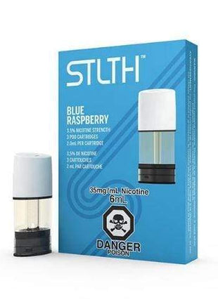 Blue Raspberry - STLTH Pods - (Bold/Salt Nic) - Liberty Vape