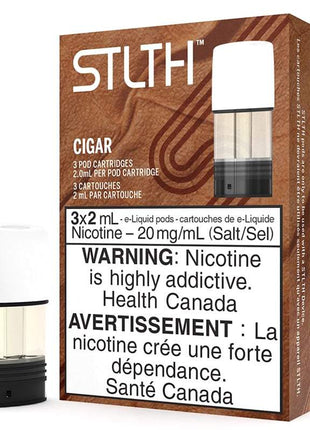 CIGAR - STLTH Pods - (Bold/Salt Nic) - Liberty Vape
