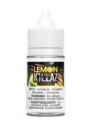 Citrus Rage Nic Salts - Lemon Killaz Salt - 30mL - Liberty Vape