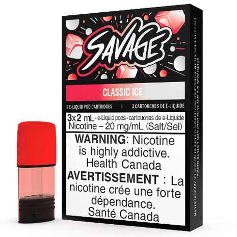 Classic ICE - Savage - STLTH Pods - (Bold/Salt Nic) - Liberty Vape