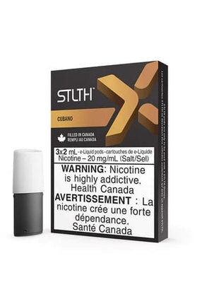 Cubano STLTH X - STLTH Pods - (Bold/Salt Nic) - Liberty Vape