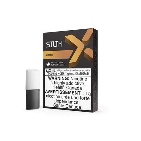 Cubano STLTH X - STLTH Pods - (Bold/Salt Nic) - Liberty Vape