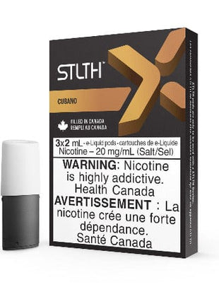 Cubano STLTH X - STLTH Pods - (Bold/Salt Nic) - Liberty Vape