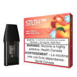 Double Peach Ice - STLTH PRO Pods - 4mL - Liberty Vape