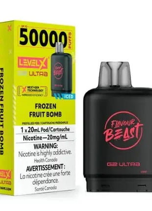 Flavour Beast Level X G2 Ultra Pods - All Flavours - 50000 Puffs - 20mL - Flavour Beast - Liberty Vape