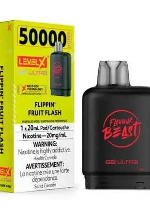 Flavour Beast Level X G2 Ultra Pods - All Flavours - 50000 Puffs - 20mL - Flavour Beast - Liberty Vape