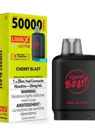Flavour Beast Level X G2 Ultra Pods - All Flavours - 50000 Puffs - 20mL - Flavour Beast - Liberty Vape