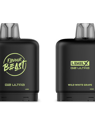 Flavour Beast Level X G2 Ultra Pods - All Flavours - 50000 Puffs - 20mL